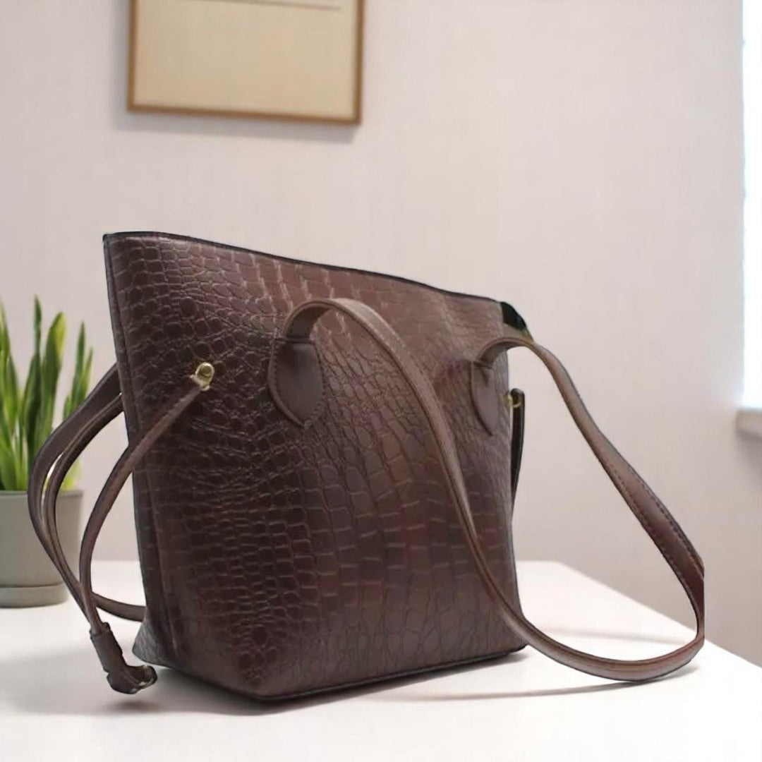 VIB - 015 ( Brown - Stylish Bag )