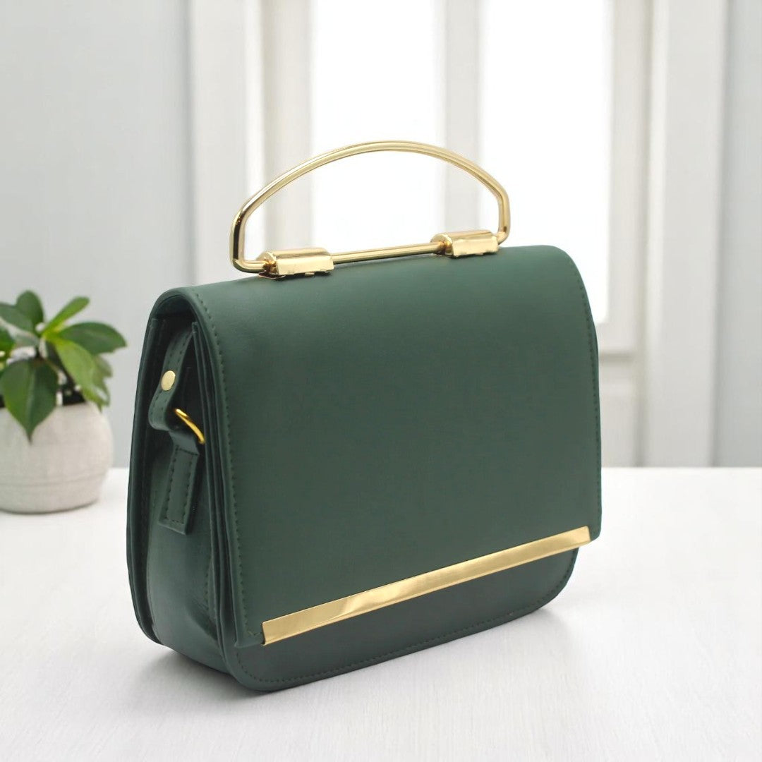 VIB - 004 ( Green - Stylish Handbag )
