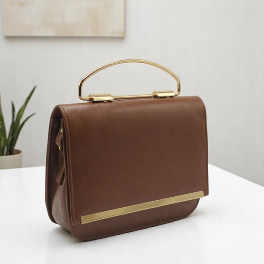 VIB - 004 ( Brown - Stylish Handbag )