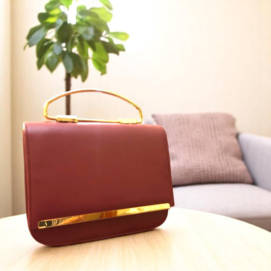 VIB - 004 (Red - Stylish Handbag )