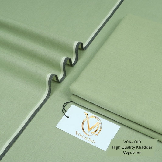 Peaceful Green Cotton Khaddar ( VCK-010 )